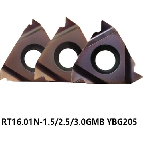 100% Original RT16.01N-1.50GMB RT16.01N-2.50GMB RT16.01N-3.00GMB YBG205 Threading Turning Tools Lathe Cutter for Stainless Steel