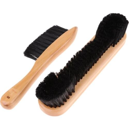 2pcs Lightweight Wooden Snooker Billiard Table Brush Felt Cleaner Pool Clubs Accessories