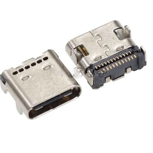 20PCS/Lot Type-C 24P SMT USB-3.1 Female Jack/Socket Connector For Charging