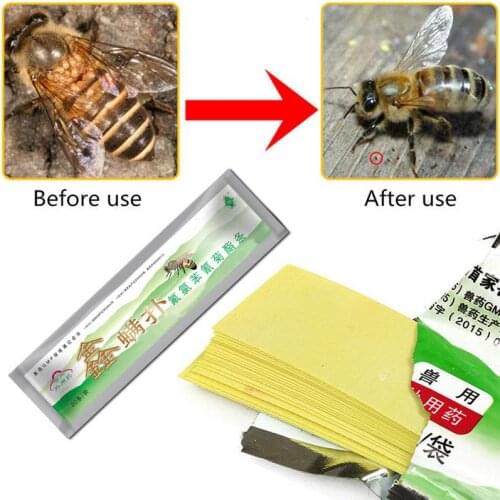 20pcs a set Professional Acaricide Against The Bee Mite Strip