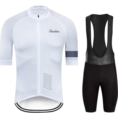 2021 Raudax Cycling Set Man Cycling Jersey Short Sleeve Bicycle Cycling Clothing Kit Mtb Bike Wear Triathlon Maillot Ciclismo