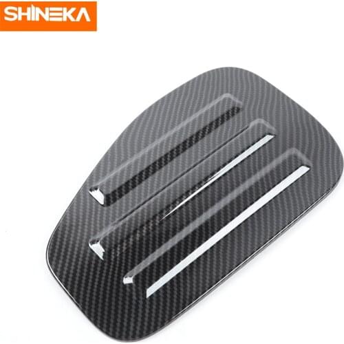SHINEKA Car Stickers For Jeep Wrangler JL 2018+ Car Exterior Fuel Tank Cap Decoration Cover Stickers For Jeep Gladiator JT 2018