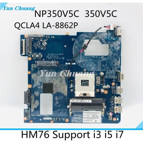 BA59-03539A BA59-03539B QCLA4 LA-8862P for samsung NP350V5C NP350 Laptop motherboard HM76 HD GMA graphics DDR3