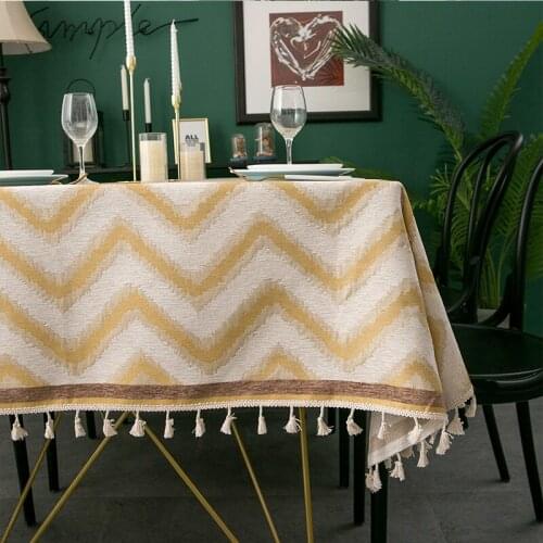 Chenille Flannel Jacquard Tablecloth Tablecloth Suede Tablecloth European Rectangular Coffee Table Cloth