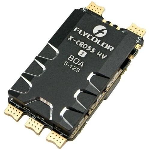 Flycolor X-cross HV2 80A Blheli_32 5-12S Rifle 1200 Brushless ESC for RC FPV Racing RC Drone Quadcopter Spare Parts