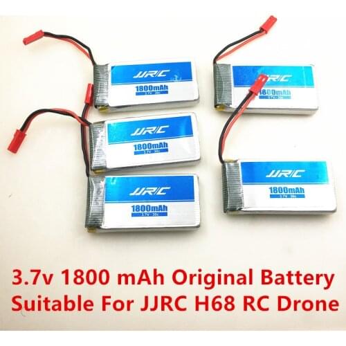 JJRC H68 Drone Original Accessories 3.7V 1800mAh li-po Battery Charging Cable Propeller blades, etc Spare.For JJRC H68 RC Drone