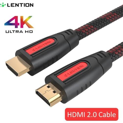 HDMI to HDMI extension Cable High Speed 2.0 Golden Plated Connection Long Cable Cord 1.5M 2M 3M 5M For UHD FHD 3D Xbox PS3 PS4