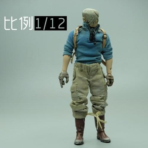 Collection 1/12 Soldier Doll Backpack Model (Shoulder Strap Sdjusted Length) for 6" Acton Figure Doll