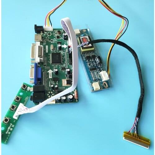 Kit for M185XW01 VJ/M185XW01 VH 18.5" 1366X768 panel moitor Controller Board 30pin 2 lamps HDMI+DVI+VGA LCD Audio driver DIY