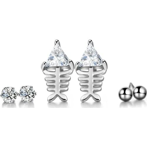 Женские серебрянные серьги MINHIN China At AliExpress