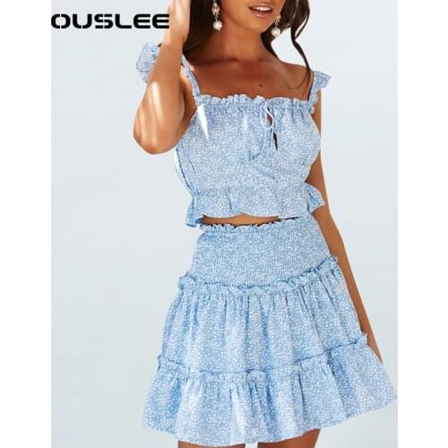 OUSLEE Summer Skirt Suits