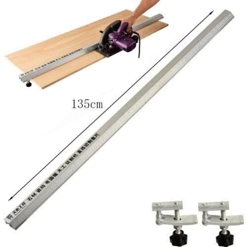 135cm 3 In 1 Chamfer Fixture Flip saw Electric Circular Saw Cutting Machine Guide Foot Ruler Guide Woodworking tools