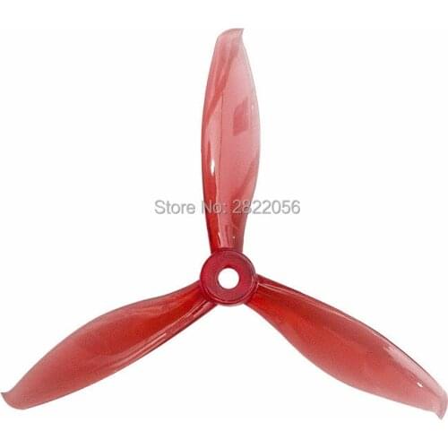 4 pair 6 colors Gemfan 5149 5.1x4.9 FPV PC 3 propeller Blade CW CCW shaft Special for high-speed three-blade crossing machine