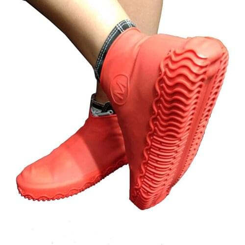 Silicone Waterproof Shoe Cover Non-slip Shoe Cover Rainproof Shoe Cover Reusable Shoe Cover Size M SP2780-SP2807