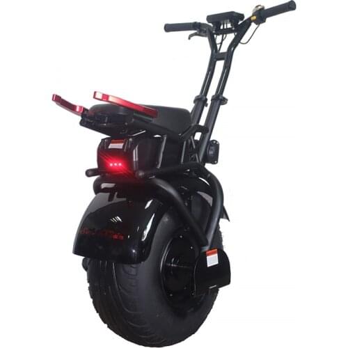 Wheelbarrow Sport Utility Balance Vehicle Somatosensory Car Electric Car with Seat Armrest 18-Inch Car Wide Tire Balance Car
