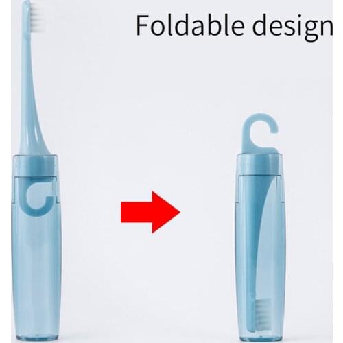 Dental Care Hiking Outdoor Camping With Folding Case Portable Soft Bristles Teeth Cleaning Compact Home Travel Toothbrush