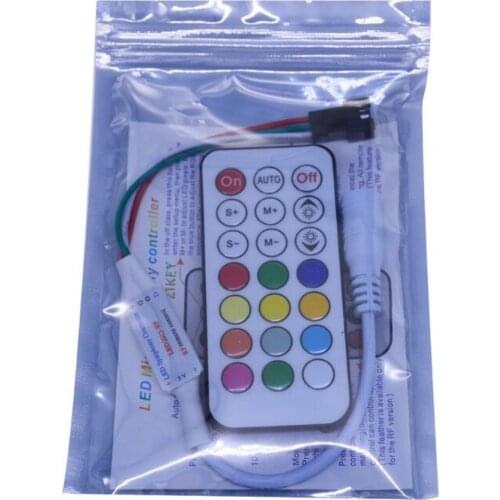 WS2811/WS2812B/SK6812/UCS1903/WS2801 RF Controller 5v/12v/24v 14keys 21keys Led Remote for RGB Led Pixels Modules Strip