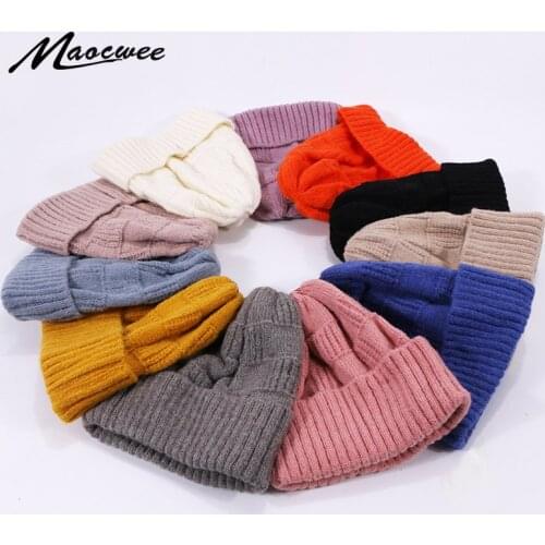Winter Cashmere Hat for Women Beanie Hip Hop Cute Winter Beanie Hat Knitted Warm Caps Unisex Skullies Beanie Warm Hat