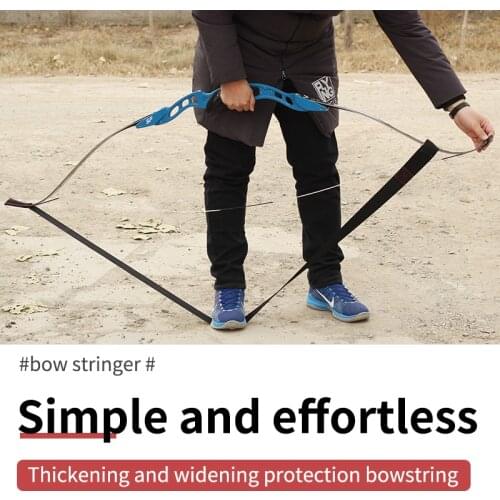 1pcs Archery Bow String Silencer Pads Adhesive Noise Vibration Absorber Strip Outdoor Hunting