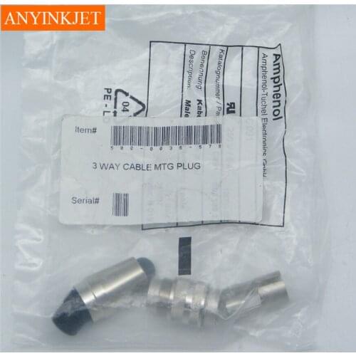 100% brand new original Videojet VJ1210 DIN plu 3 pins DIN PLUG for videojet VJ1210 VJ1510 VJ1220 VJ1610 VJ1520 VJ1620 printer