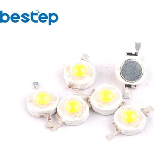 20PCS High Power 1W LED Chips Beads Bulb Diode Lamp Warm White for LED Spotlight