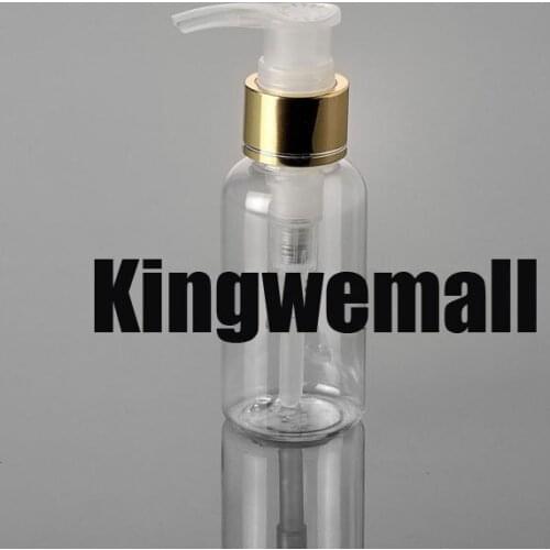 300pcs/lot 75ML empty plastic cream lotion bottle with press pump PTF11