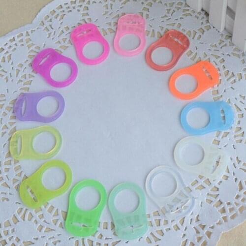 5 Pcs/pack Multi Colors Silicone Baby Dummy Pacifier Holder Clip Adapter For MAM Rings Chupeta Pacifier Clips