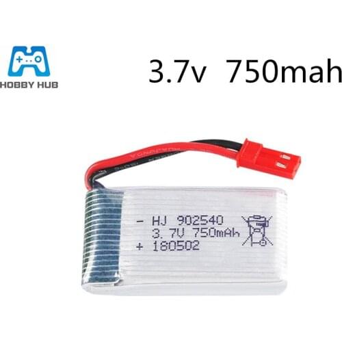 3.7V 750mAH Lipo battery for MJXRC X400 X500 X800 Huajun HJ819 HJ818 X25 RC aircraft Quadcopter Spare Parts Lipo battery 902540