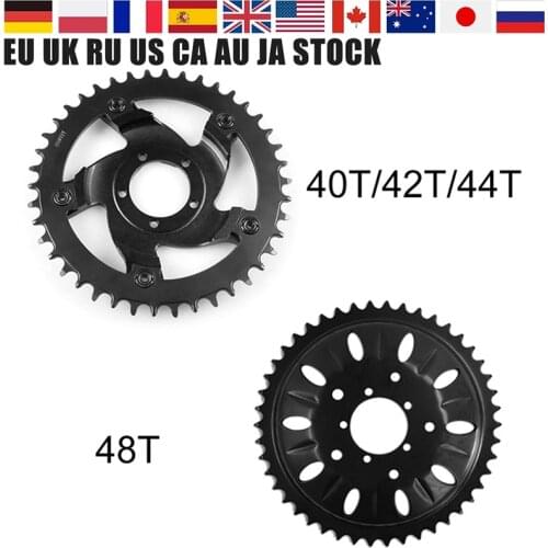Banfang 46T Teeth Chain Wheel Ring Sprocket for BBS03 BBSHD Electric bike Mid Drive Motor Kit 40T 42T 44T Chainwheel