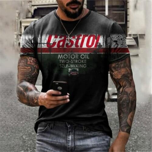 Mens Summer New Round Neck Short Sleeve Loose Personality Male T-shirt Printed Pattern Casual Short T-shirt Tops Tees XXS-6XL