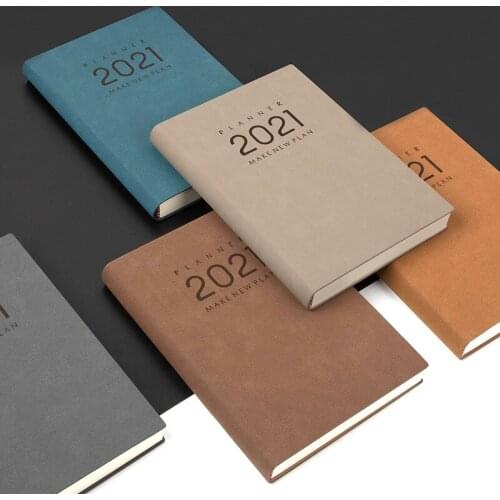 Calendar Notebook A5 Day Plan Monthly Plan Book Practical Diary Notepads School Supplies Students Stationery for Office Hom 2021