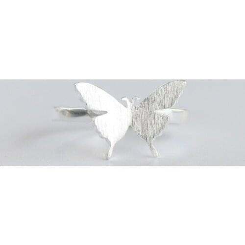 Creative Style Boho Butterfly Rings For Women Men Adjustable Ring Fashion Charm Jewelry Wholesale 2021