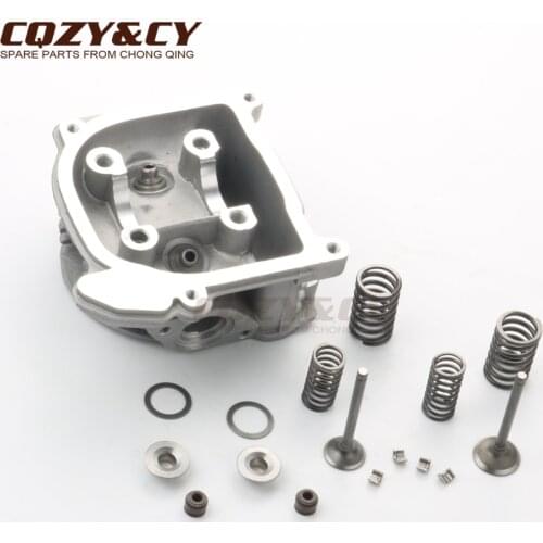 Scooter 105cc NON-EGR 52mm Big Bore cylinder head kit & 20*23mm valve kit for China GY6 50cc 105cc 139QMB 139QMA 4-stroke