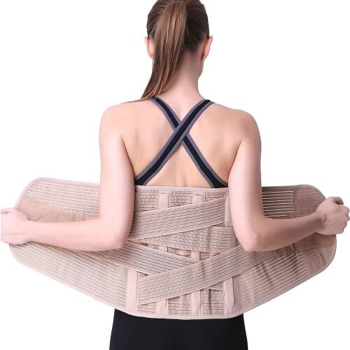 M L XL XXL XXXL Medical Fitness Brace Waist Belt Spine Support Belt Breathable Lumbar Orthopedic Device Back Brace Support