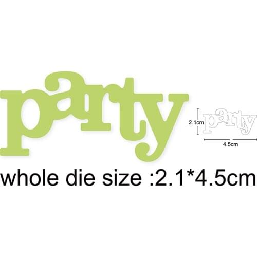 Merry Christmas Party Letter Scrapbooking Die Cutting Embossing Photo Album Embossing Paper Cards Making