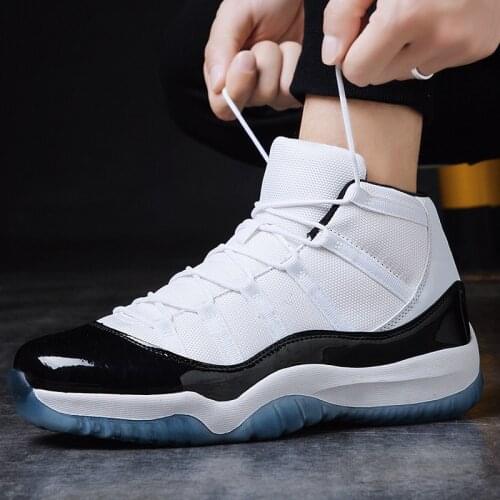 Men Shoes Basketball High Top Casual Tennis Flat Lace-up Male Sneakers running Travel shoes student teens lovers Travel new