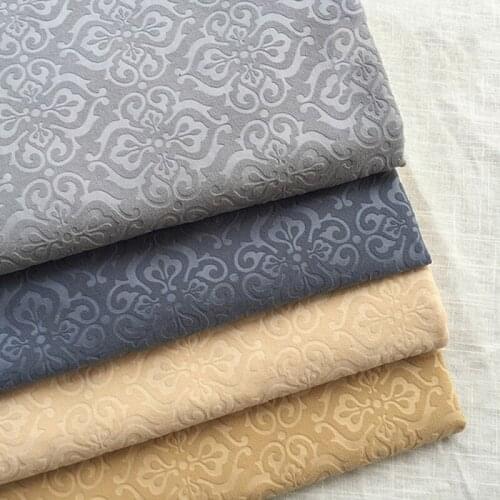 50x148cm Soft Fabric Short Plush Jacquard Seat Cover DIY Curtain Desktop Pillow Handmade Sewing Home Textile Supplies