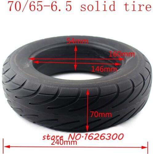 Upgrade Scooter Tires Vacuum Solid Tyres Tubeless Wheels 70/65-6.5 for Mini Xiaomi Ninebot Scooter Skateboard Non-Pneumatic Tyre