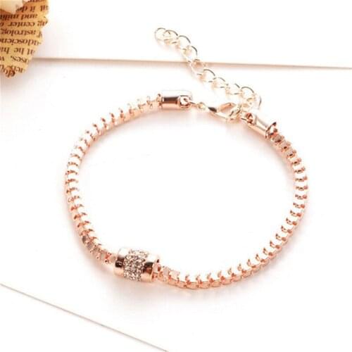 Bracelet Women Luxury micro-inlaid Zircon Bracelet Female Simple Adjustable Bracelets Hand Jewelry Decorations Pulseira Feminina