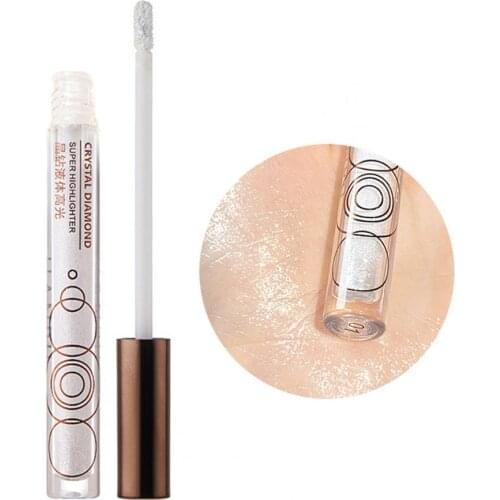 3.5ml Makeup Eyeshadow Liquid Long Lasting Glitter Highlighter for Face Powder Streaming Eyes Shadow Waterproof
