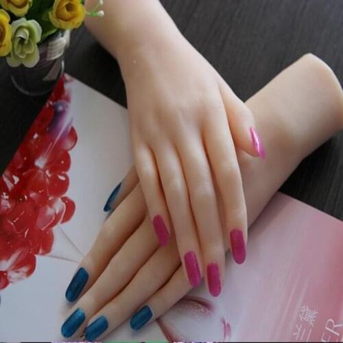 23Cm High quality real hand mannequin body Manicure props jewelry model art Halloween Woman finger 2PC/lot C730