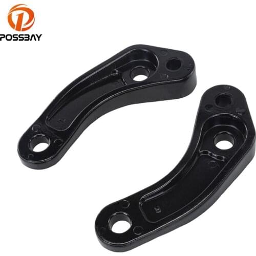 POSSBAY 1 Pair Left/Right Pivot Hinge Mount Kit Black engine Hood Hinge Vehicle Motorcycle Accessories For Peterbilt 379 / 378