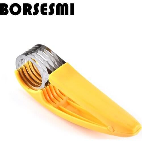 2018 SALE Banana slicer chopper cutter plastic banana salad make tool Fruit salad sausage cereal cutter kitchen utensils gadgets