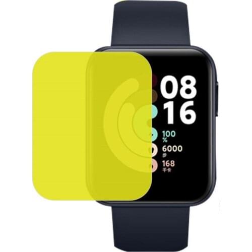 5pcs Soft TPU Clear Protective Film For Xiaomi Redmi Watch/ Mi Watch Lite Full LCD Screen Protector Cover Smartwatch Protection
