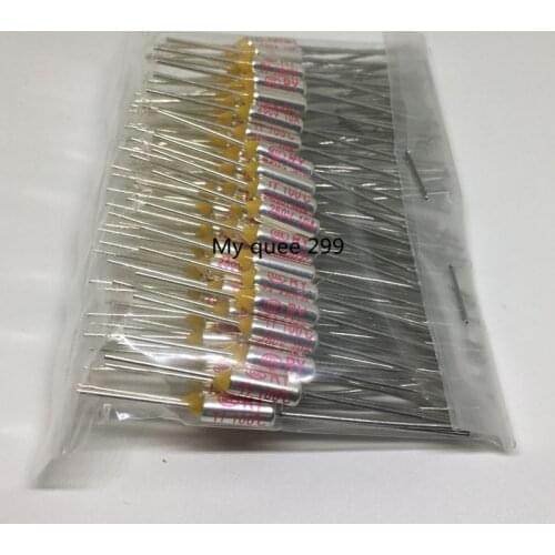 Free Shipping RY 100pcs/lot New Micro thermal fuse 10A 250V RY 100 Degrees Tf 100 C Mini temp fuse metal shell Thermal Cutoff