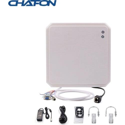 Chafon 10m tcp/ip long range uhf reader built-in 9dbi circular antenna provide free SDK for car parking and warehouse management