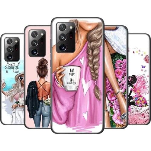 Summer Travel Baby Girl For Samsung Galaxy A01 A11 A12 A21 A21S A31 A41 A42 A51 A71 A32 A52 A72 A02S UW Phone Case
