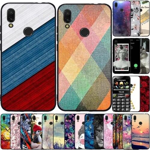 Case For Xiaomi Redmi 7 Case Silicone Transparent Back Cover For Xiaomi Redmi 7 Redmi7 Case Bumper Coque Soft Coque Cute Cat