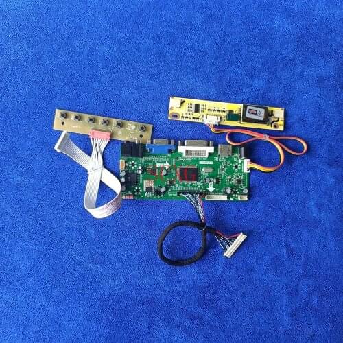 LVDS 30-Pin 2CCFL Kit M.NT68676 controller board VGA DVI HDMI-compatible Panel Fit LQ170M1LA04/LQ170M1LA3H/LQ170M1LA4B 1920*1200