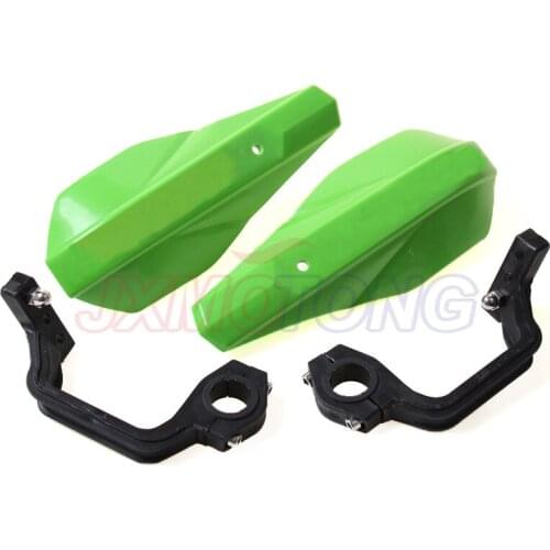 Cool Plastic Handle bar Brush Hand Guards Handguard Protector Protection Dirt Bike Street Bike Motorcycle Motocross ATV Green